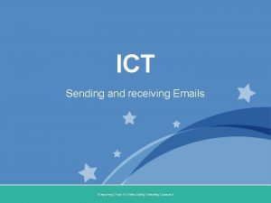 ICT Sending and receiving Emails Year One Computing