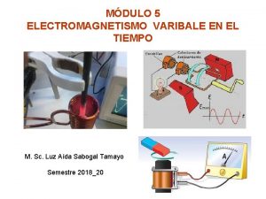 MDULO 5 ELECTROMAGNETISMO VARIBALE EN EL TIEMPO M