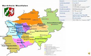 Unser Land NRW NordrheinWestfalen liegt im Westen der