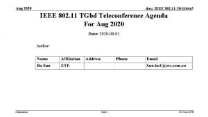 Aug 2020 doc IEEE 802 11 201164 r