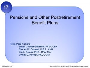 17 Pensions and Other Postretirement Benefit Plans Power