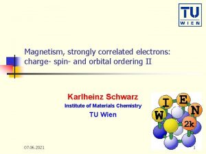 Magnetism strongly correlated electrons charge spin and orbital
