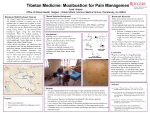Tibetan Medicine Moxibustion for Pain Management Azad Hirpara