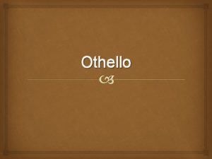 Othello dramatis personae