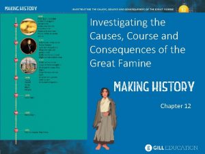 INVESTIGATING THE CAUSES COURSE AND CONSEQUENCES OF THE