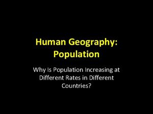 Demographic transition model ap human geography