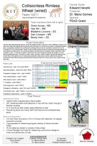 Collisionless Rimless Wheel wired Team 13211 Faculty Guide