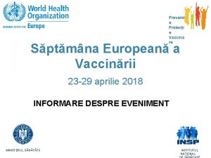 Prevenir e Proteci e Vaccina re Sptmna European