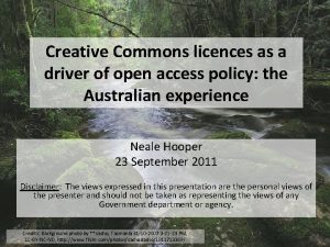 Creative Commons licences as a driver of open