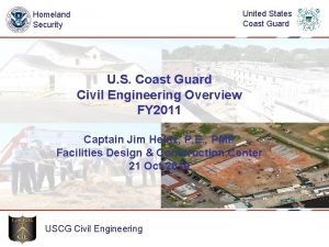 United States Coast Guard Homeland Security U S