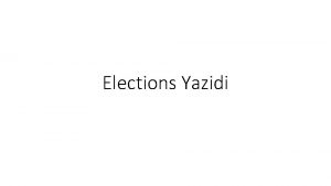 Elections Yazidi Names of Main lists Nineveh 1