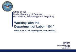 Office of the Under Secretary of Defense Acquisition