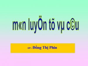 GV ng Th Phin Th su ngy 11