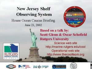 New Jersey Shelf Observing System House Ocean Caucus