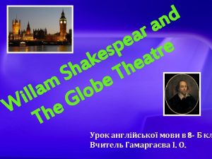 The Globe Theatre Listening The Globe London was