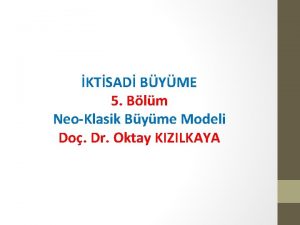 KTSAD BYME 5 Blm NeoKlasik Byme Modeli Do