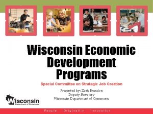 Wisconsin Economic Development Programs Special Committee on Strategic