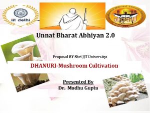 Unnat Bharat Abhiyan 2 0 Proposal BY Shri