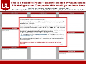 Makesigns scientific poster