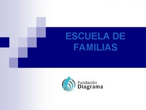 ESCUELA DE FAMILIAS HBITOS DE VIDA SALUDABLE La