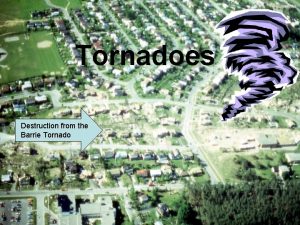 Barrie tornado scale