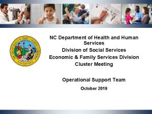 NC Department of Health and Human Services Division
