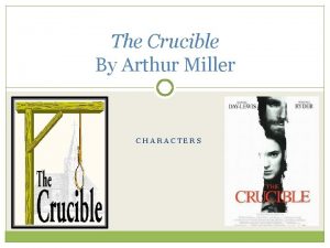 The crucible arthur miller characters