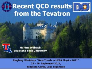 Recent QCD results from the Tevatron Markus Wobisch