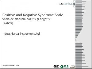 Positive and Negative Syndrome Scala de sindrom pozitiv