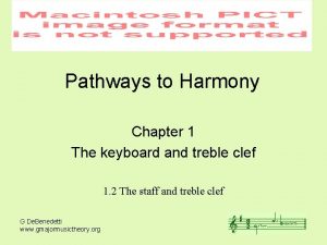 Pathways to Harmony Chapter 1 The keyboard and