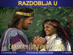 RAZDOBLJA U PORODINOM IVOTU 2 tromeseje 2019 Prezentacija