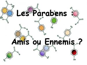 Les Parabens Amis ou Ennemis Questce que les