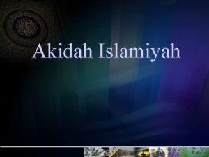 Akidah Islamiyah Secara bahasa Makna Akidah aqoda membuat