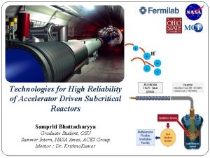Technologies for High Reliability of Accelerator Driven Subcritical