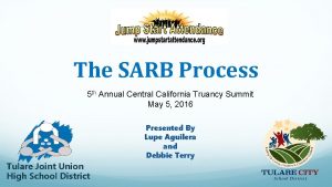 Sarb process california