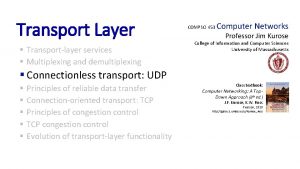 Multiplexing and demultiplexing in transport layer