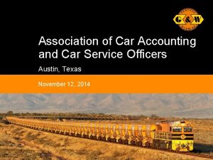 Association of Car Accounting and Car Service Officers