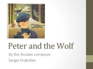 Russian composer of peter and the wolf