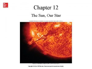 Chapter 12 The Sun Our Star Copyright Mc