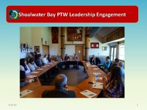 Shoalwater Bay PTW Leadership Engagement 5 10 18
