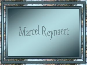Marcel Reynaert aquarelista nasceu em Ename uma vila
