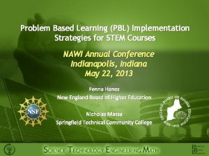 Problem Based Learning PBL Implementation Strategies for STEM