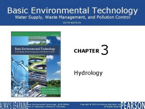 Basic Environmental Technology Water Supply Waste Management and