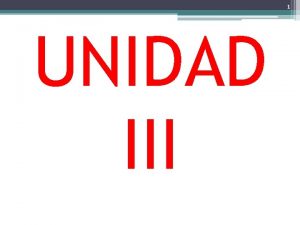 1 UNIDAD III 2 Proyecto de vida Proyecto