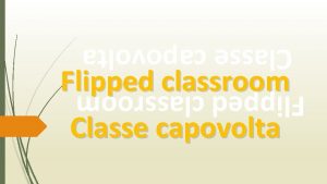 Classe capovolta Flipped classroom Cos e perch tutti