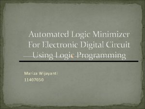Automated logic programming