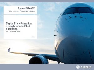 Anders ROMARE Vice President Engineering Solutions Digital Transformation