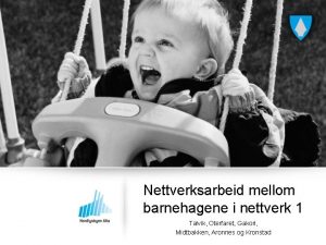 Nettverksarbeid mellom barnehagene i nettverk 1 Talvik Oterfaret