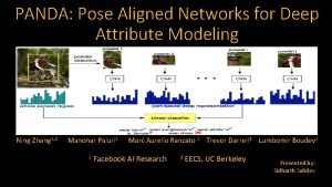 PANDA Pose Aligned Networks for Deep Attribute Modeling