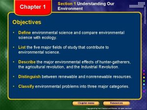 Section 1 understanding our environment answer key